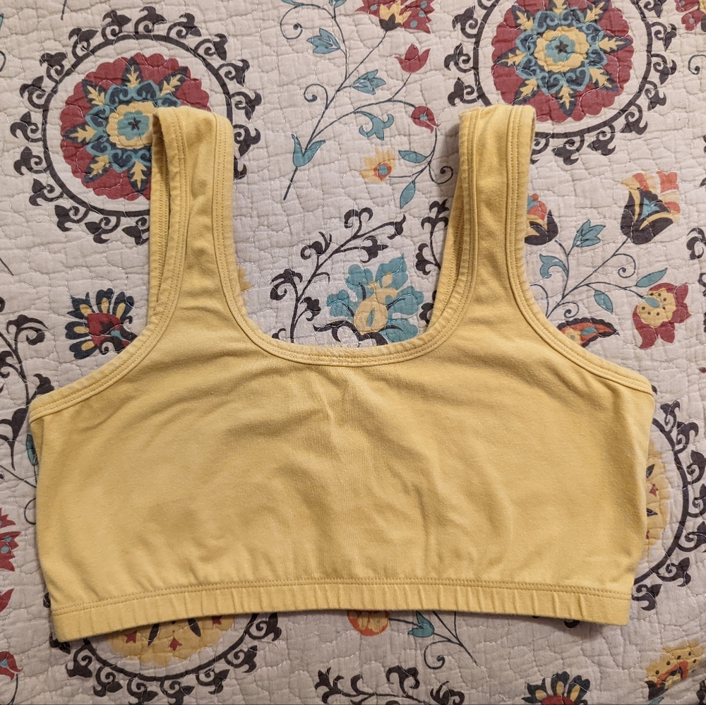 ARQ full coverage bra, XL, buttercup